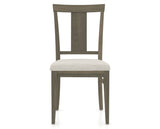 Canadel Dining Chair 5024 in TB Fabric and 08 Shadow, front view