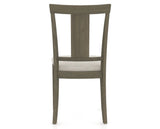 Canadel Dining Chair 5024 in TB Fabric and 08 Shadow, back view