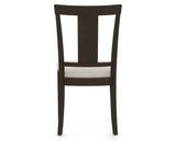 Canadel Dining Chair 5024 in TB Fabric and 59 Davy's Grey, back view