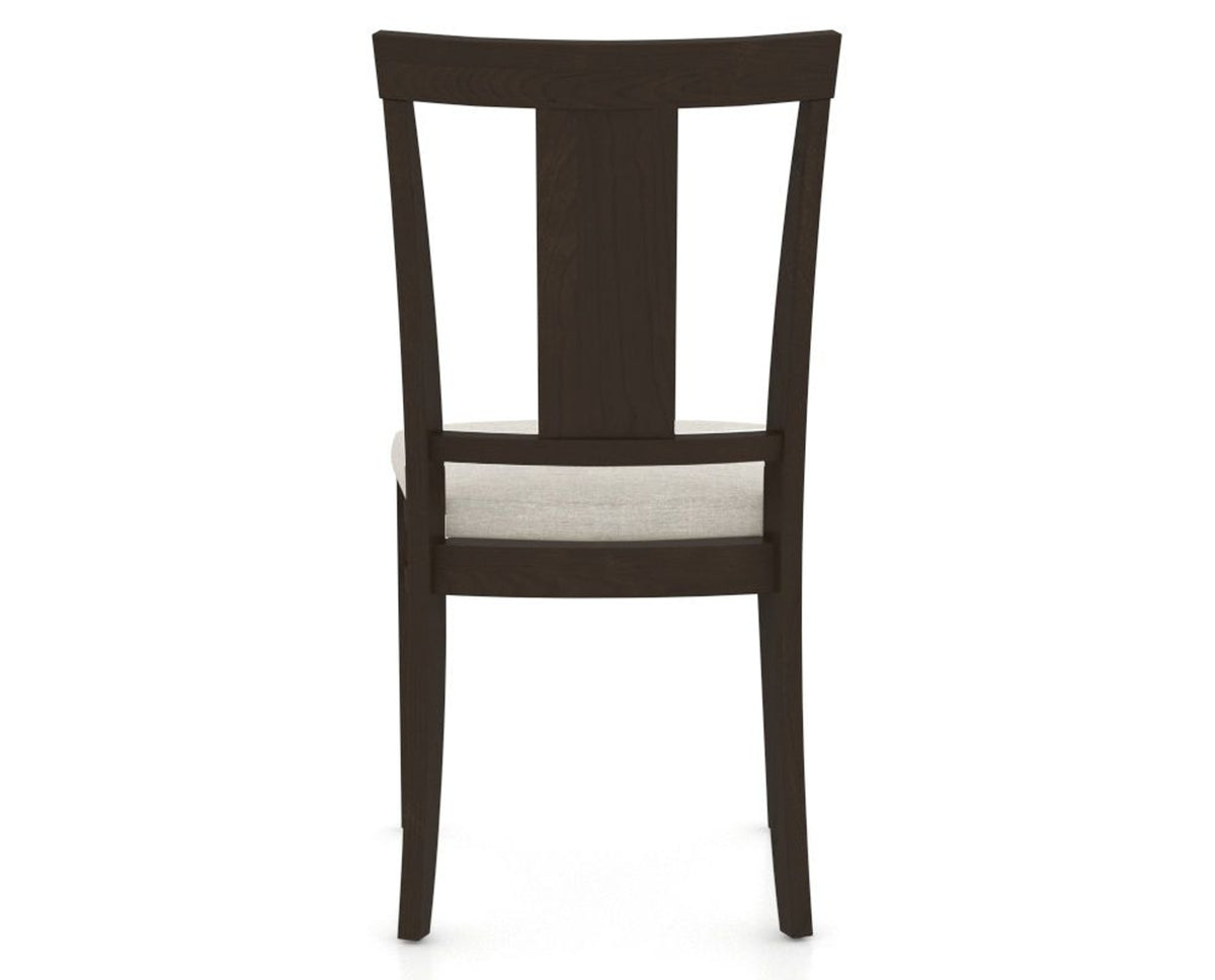 Canadel Dining Chair 5024 in TB Fabric and 59 Davy's Grey, back view
