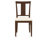 Canadel Dining Chair 5024 in YJ Faux Leather and 19 Cognac Washed, front view