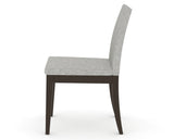 Canadel Upholstered Dining Chair 5038 in 7C Fabric and 59 Davy's Grey, side view