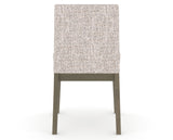 Canadel Upholstered Dining Chair 5038 in FP Crypton® and 08 Shadow, back view