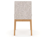 Canadel Upholstered Dining Chair 5038 in FP Crypton® and 20 Caramel Washed, back view