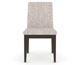 Canadel Upholstered Dining Chair 5038 in FP Crypton® and 59 Davy's Grey, front view