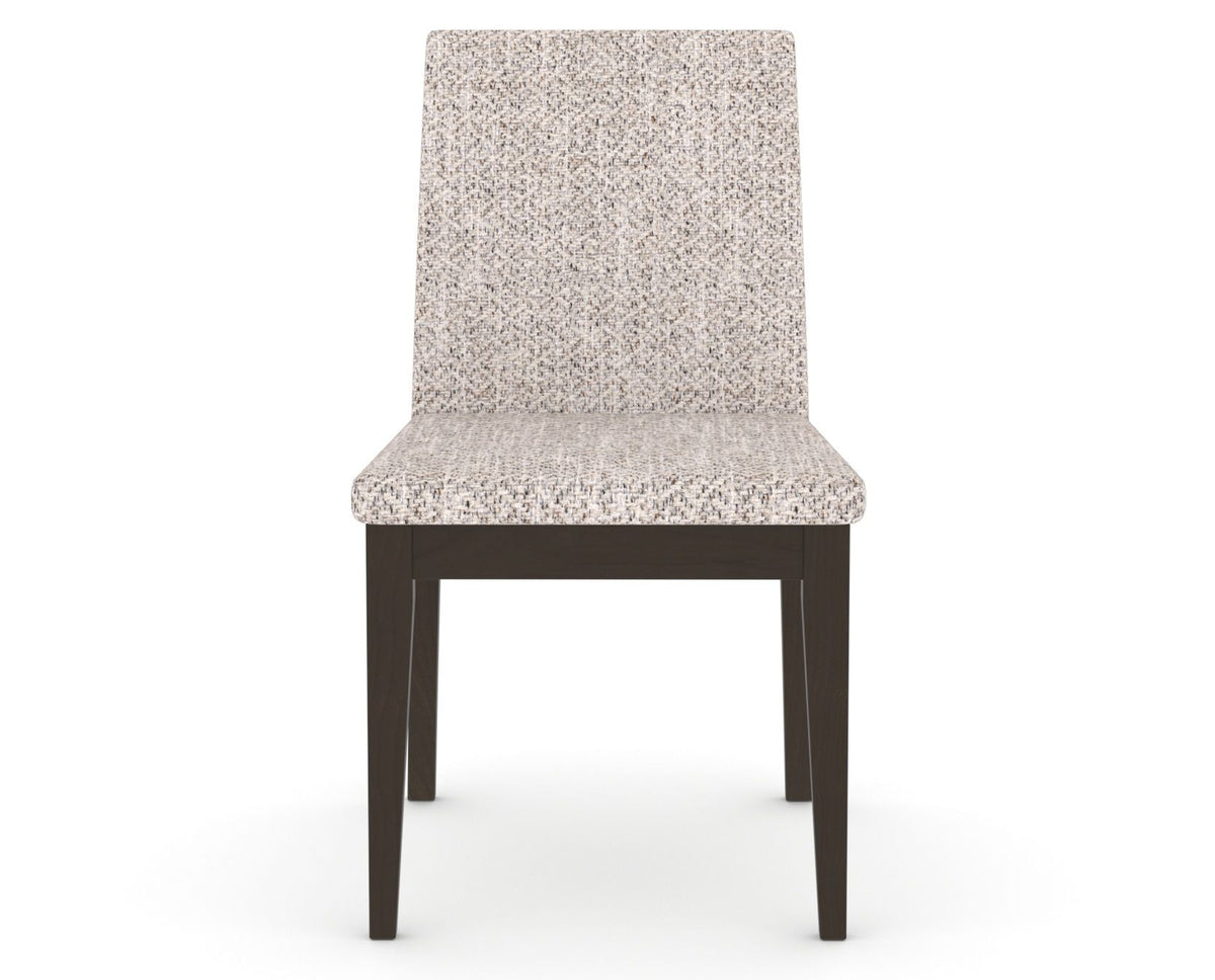 Canadel Upholstered Dining Chair 5038 in FP Crypton® and 59 Davy's Grey, front view