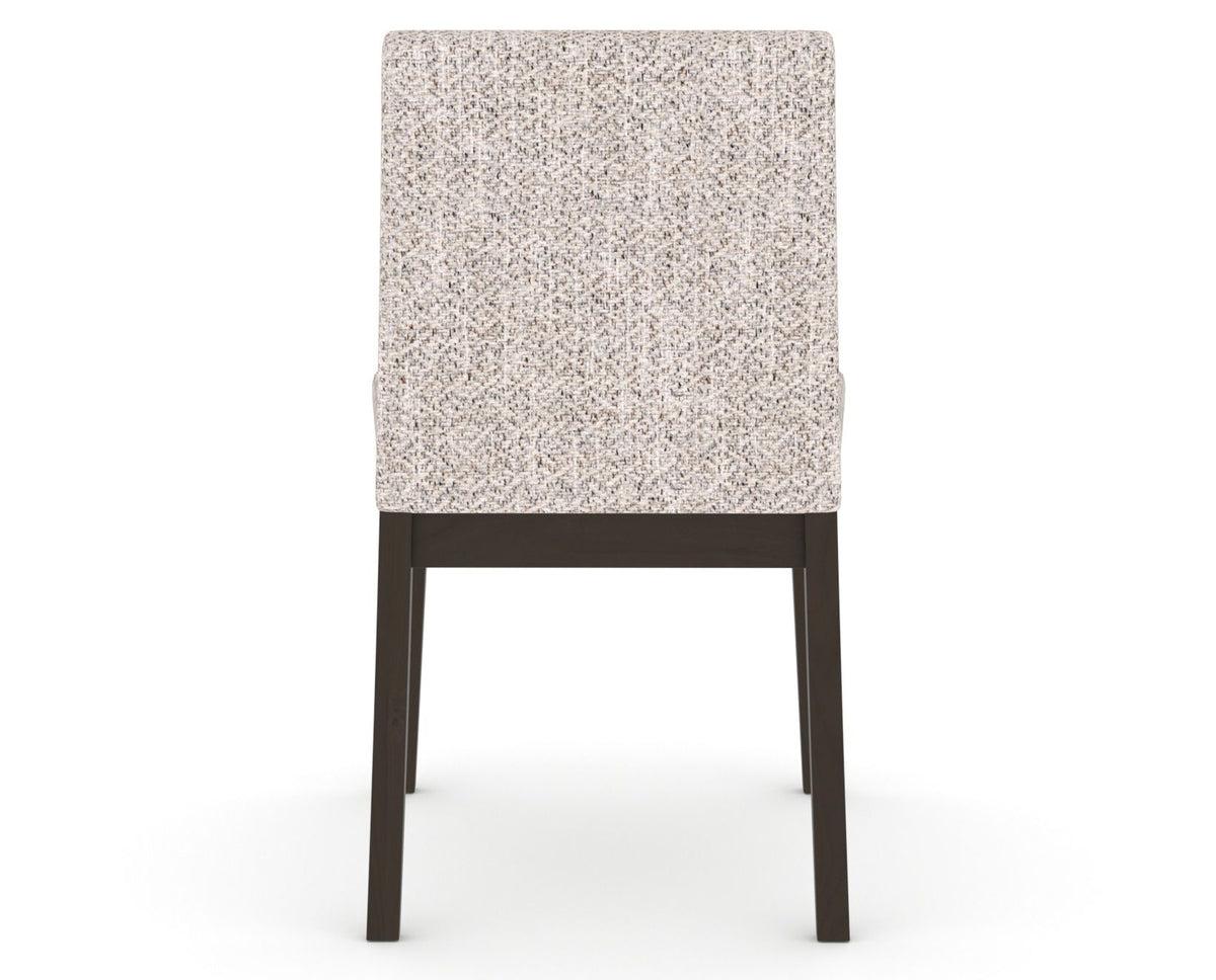 Canadel Upholstered Dining Chair 5038 in FP Crypton® and 59 Davy's Grey, back view