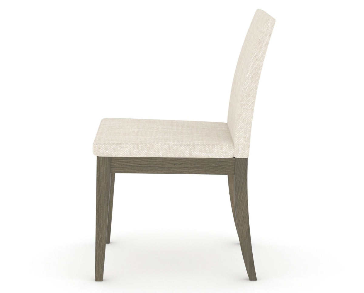 Canadel Upholstered Dining Chair 5038 in FT InsideOut® and 08 Shadow, side view
