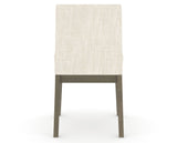 Canadel Upholstered Dining Chair 5038 in FT InsideOut® and 08 Shadow, back view
