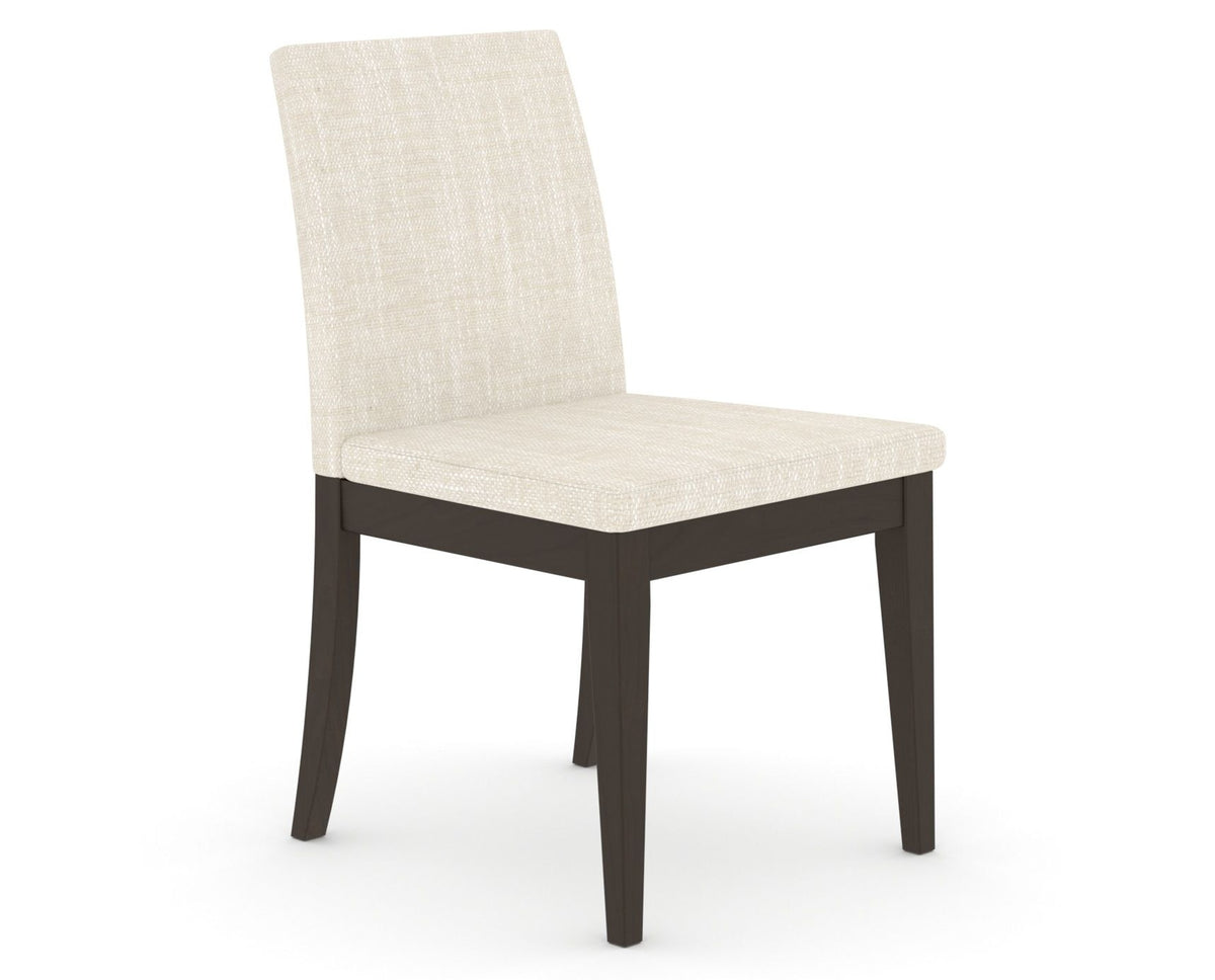 Canadel Upholstered Dining Chair 5038 in FT InsideOut® and 59 Davy's Grey, three-quarter view