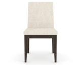 Canadel Upholstered Dining Chair 5038 in FT InsideOut® and 59 Davy's Grey, front view