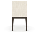 Canadel Upholstered Dining Chair 5038 in FT InsideOut® and 59 Davy's Grey, back view