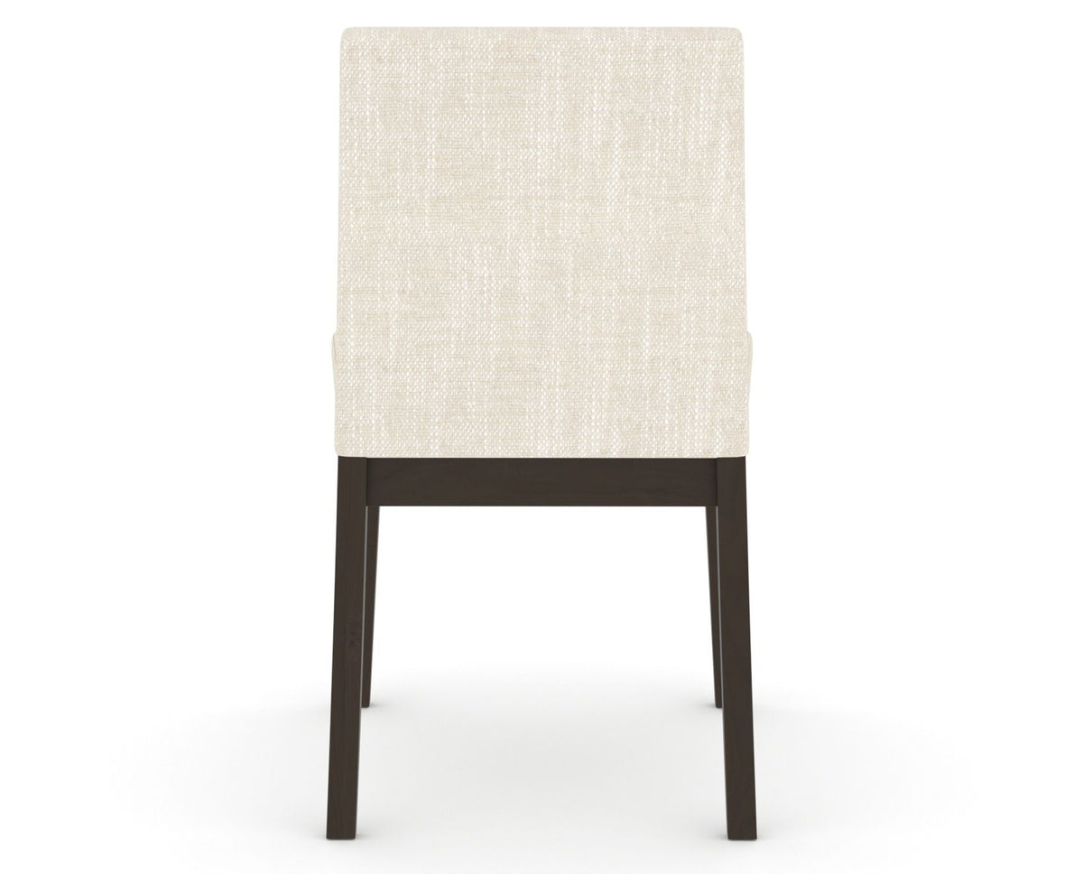 Canadel Upholstered Dining Chair 5038 in FT InsideOut® and 59 Davy's Grey, back view