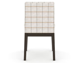 Canadel Upholstered Dining Chair 5038 in OZ Fabric and 59 Davy's Grey, back view