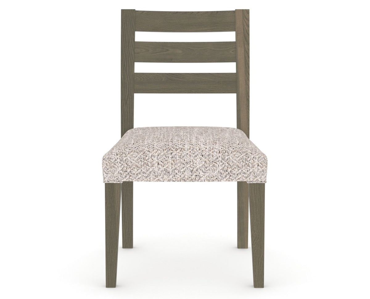 Canadel Upholstered Dining Chair 5039 in FP Crypton® and 08 Shadow, front view