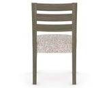 Canadel Upholstered Dining Chair 5039 in FP Crypton® and 08 Shadow, back view
