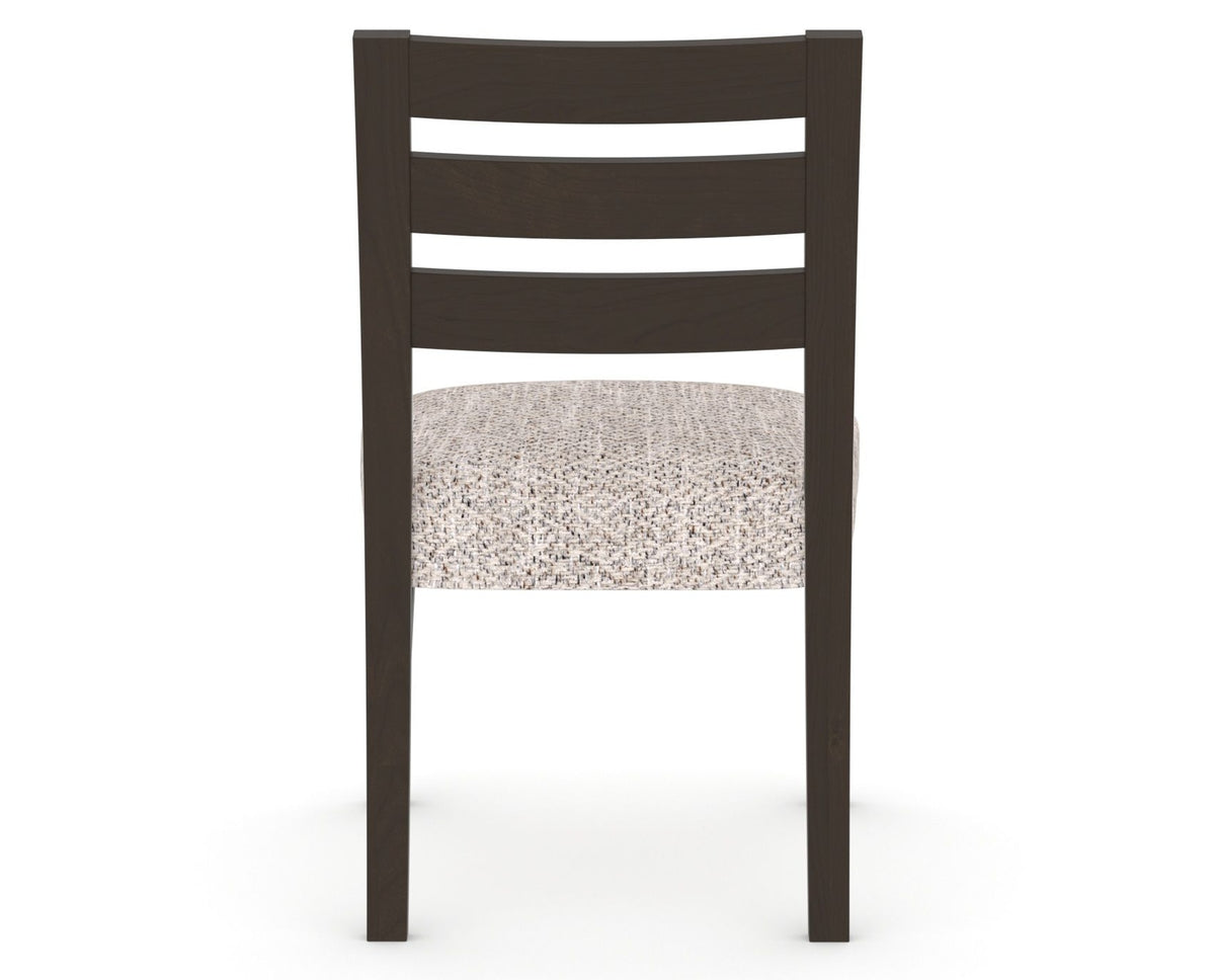Canadel Upholstered Dining Chair 5039 in FP Crypton® and 59 Davy's Grey, back view