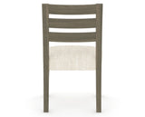 Canadel Upholstered Dining Chair 5039 in FT InsideOut® and 08 Shadow, back view