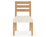 Canadel Upholstered Dining Chair 5039 in FT InsideOut® and 20 Caramel Washed, front view