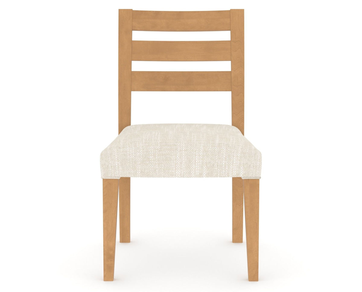 Canadel Upholstered Dining Chair 5039 in FT InsideOut® and 20 Caramel Washed, front view