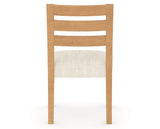 Canadel Upholstered Dining Chair 5039 in FT InsideOut® and 20 Caramel Washed, back view