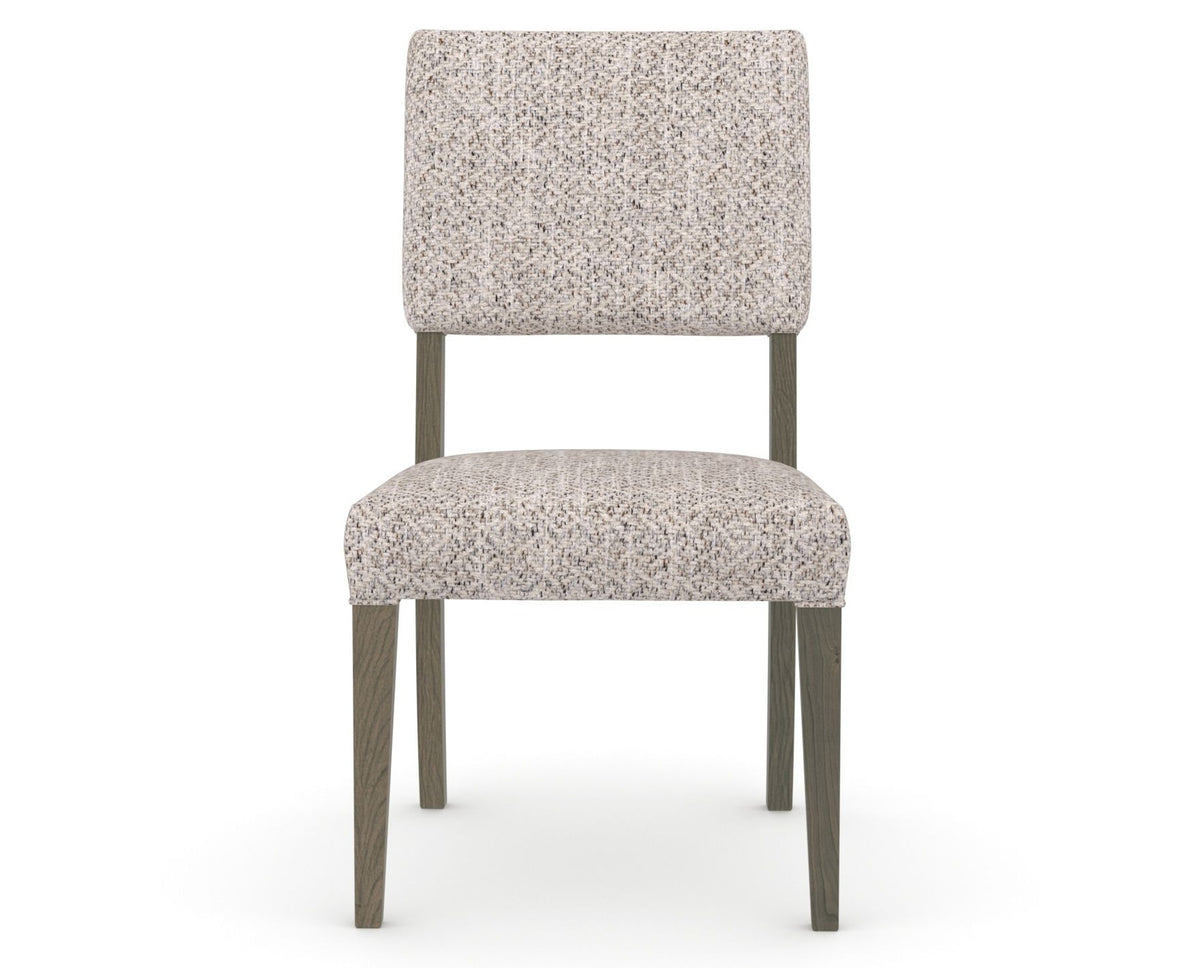 Canadel Upholstered Dining Chair 5051 in FP Crypton® and 08 Shadow, front view