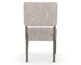 Canadel Upholstered Dining Chair 5051 in FP Crypton® and 08 Shadow, back view
