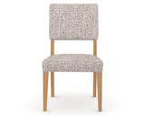 Canadel Upholstered Dining Chair 5051 in FP Crypton® and 20 Caramel Washed, front view