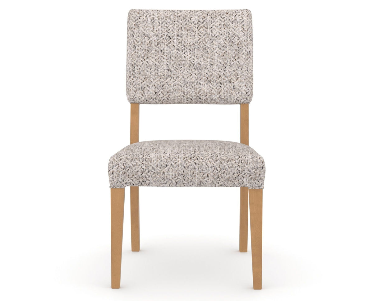 Canadel Upholstered Dining Chair 5051 in FP Crypton® and 20 Caramel Washed, front view