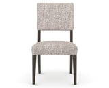 Canadel Upholstered Dining Chair 5051 in FP Crypton® and 59 Davy's Grey, front view