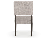 Canadel Upholstered Dining Chair 5051 in FP Crypton® and 59 Davy's Grey, back view