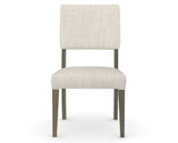 Canadel Upholstered Dining Chair 5051 in FT InsideOut® and 08 Shadow, front view