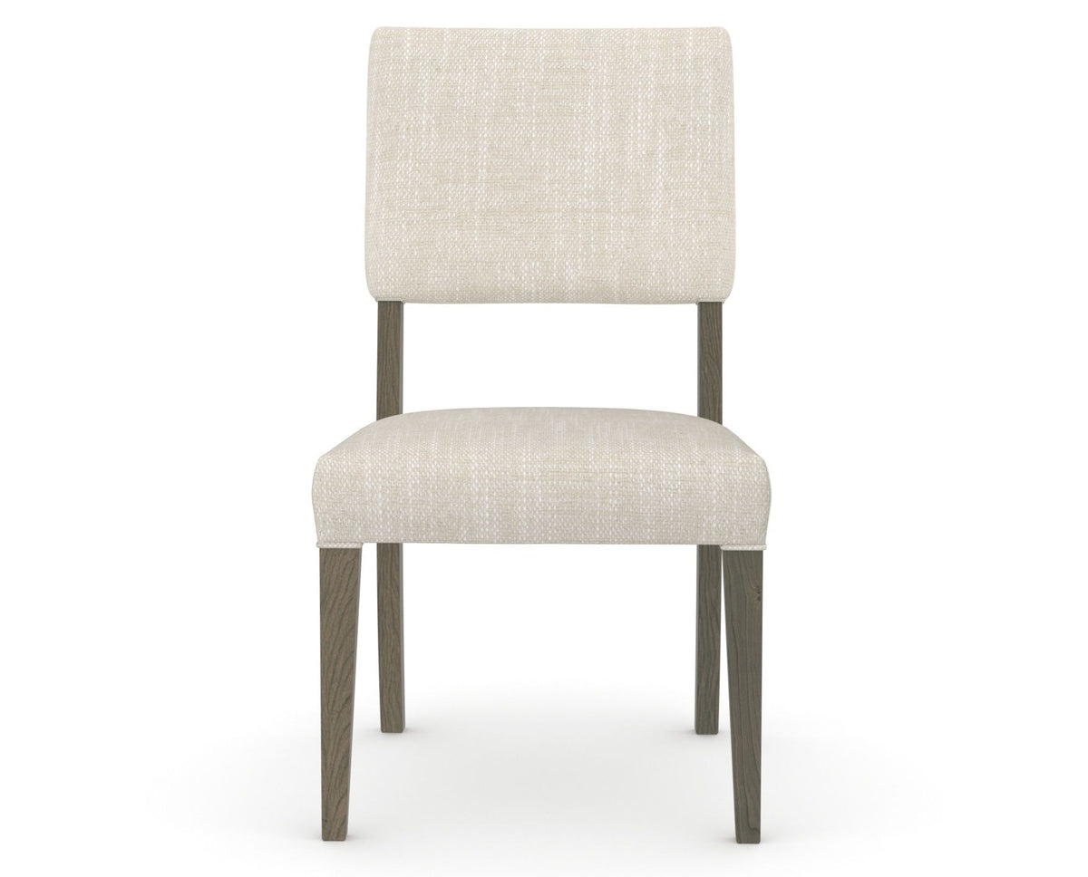 Canadel Upholstered Dining Chair 5051 in FT InsideOut® and 08 Shadow, front view