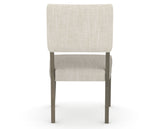 Canadel Upholstered Dining Chair 5051 in FT InsideOut® and 08 Shadow, back view