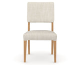 Canadel Upholstered Dining Chair 5051 in FT InsideOut® and 20 Caramel Washed, front view