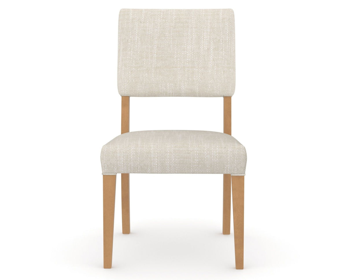 Canadel Upholstered Dining Chair 5051 in FT InsideOut® and 20 Caramel Washed, front view