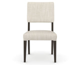 Canadel Upholstered Dining Chair 5051 in FT InsideOut® and 59 Davy's Grey, front view