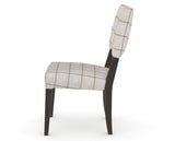 Canadel Upholstered Dining Chair 5051 in OZ Fabric and 59 Davy's Grey, side view