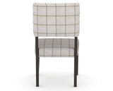 Canadel Upholstered Dining Chair 5051 in OZ Fabric and 59 Davy's Grey, back view