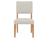 Canadel Upholstered Dining Chair 5051 in Honey Washed, front view