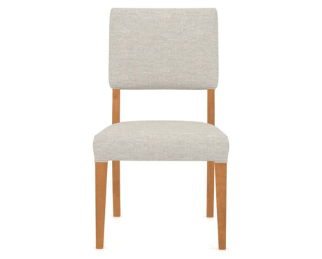 Canadel Upholstered Dining Chair 5051 in Honey Washed, front view