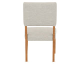Canadel Upholstered Dining Chair 5051 in Honey Washed, back view