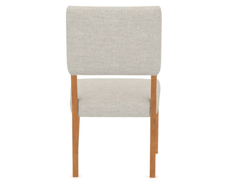 Canadel Upholstered Dining Chair 5051 in Honey Washed, back view