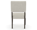 Canadel Upholstered Dining Chair 5051 in TB Fabric and 59 Davy's Grey, back view
