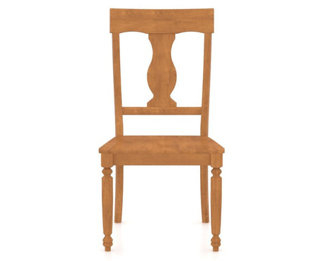 Canadel Dining Chair 5077 in Honey Washed, front view