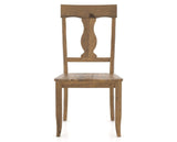 Canadel Champlain Dining Chair 5077 in Oak Washed, front view