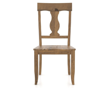 Canadel Champlain Dining Chair 5077 in Oak Washed, front view