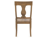 Canadel Champlain Dining Chair 5077 in Oak Washed, back view
