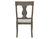 Canadel Champlain Dining Chair 5077 in FP Crypton® and 08 Shadow, back view