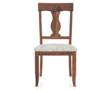 Canadel Champlain Dining Chair 5077 in FP Crypton® and 33 Spice Washed, front view